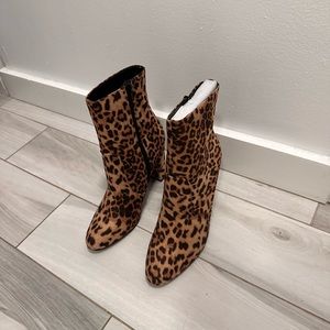 Leopard booties